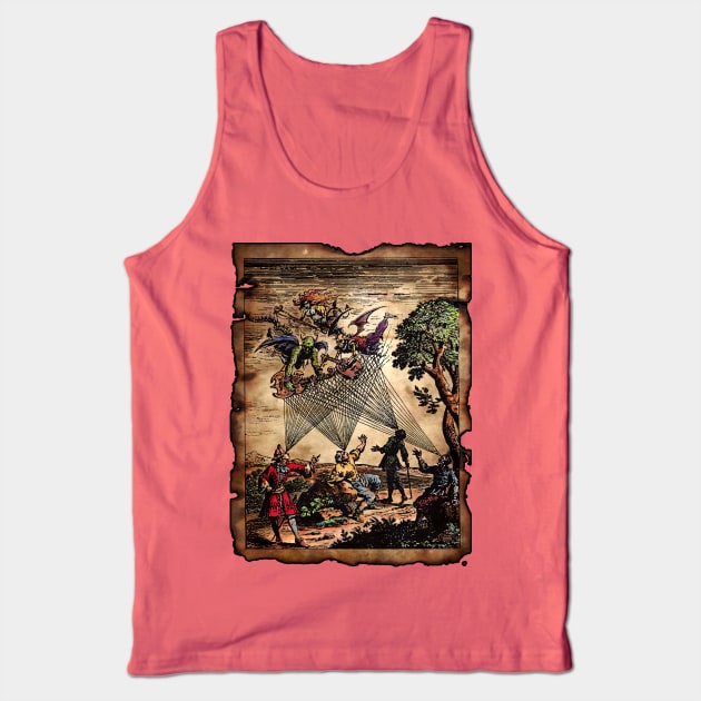 Medieval Spirit Minstrels Tank Top by monstermangraphic